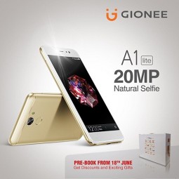 Gionee A1 Lite có camera selfie 20MP lấy nét tự động