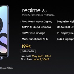 Realme 6s với giá bán làm chao đảo phân khúc tầm trung