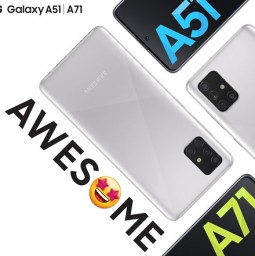 Galaxy A51 và A71 có thêm tùy chọn màu bạc