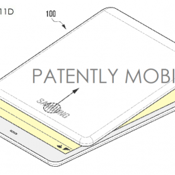 Samsung nộp bằng sáng chế điện thoại có thể gập lại như ví tiền