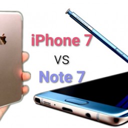 Galaxy Note 7 so tài iPhone 7 trước ngày ra mắt