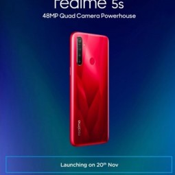 Realme 5s sắp “phá đảo” iPhone 11 Pro với 4 camera sau