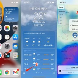 Kiểm tra lượng mưa bằng ứng dụng Weather có sẵn trên iPhone